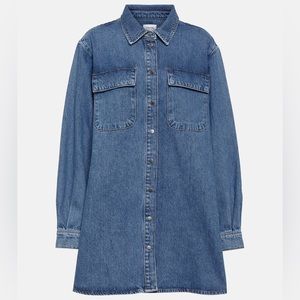 FRAME Cotton denim shirt dress